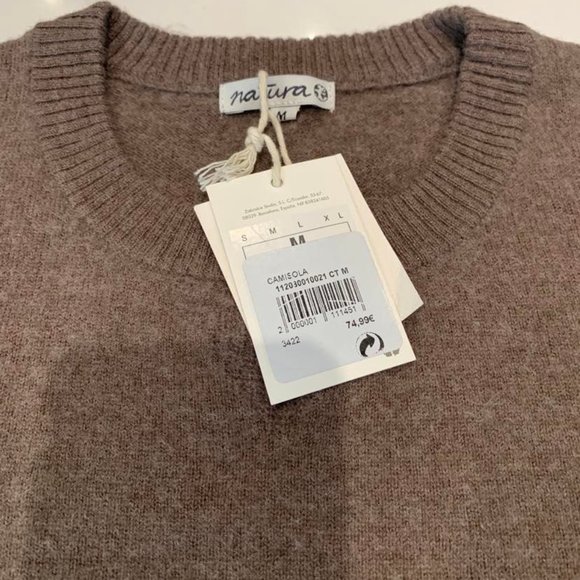 NWT - Nutura 100% Wool Sweater With Pockets - Picture 6 of 9